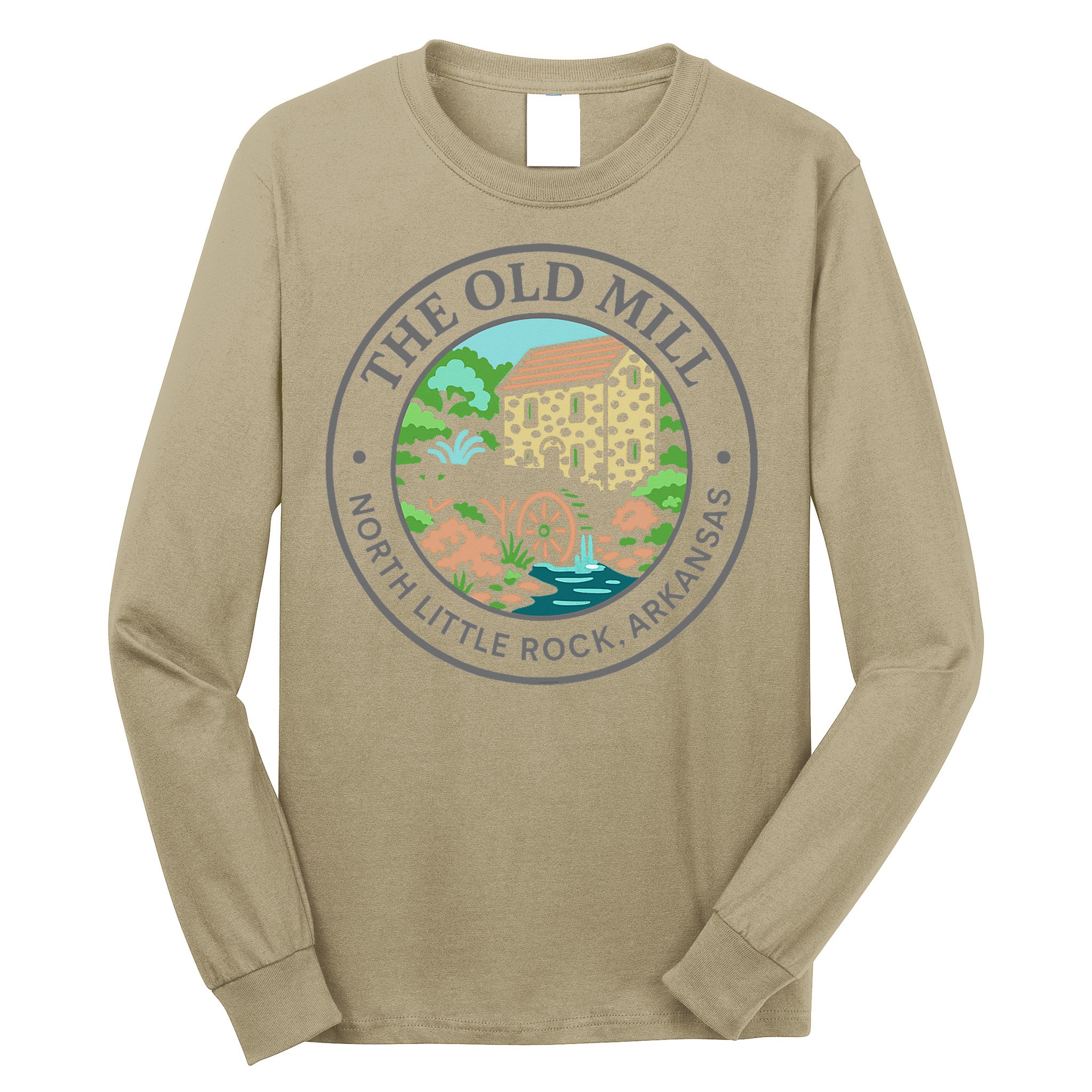 The Old Mill In North Little Rock Arkansas Long Sleeve Shirt