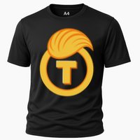 Trump Official Meme Coin Crypto President Cooling Performance Crew T-Shirt