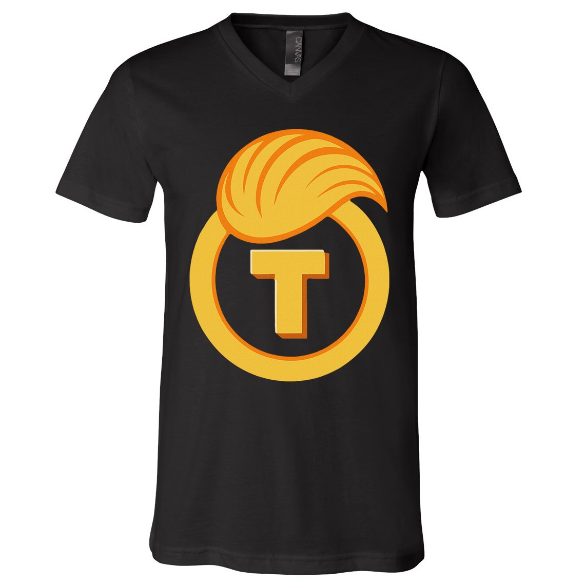 Trump Official Meme Coin Crypto President V-Neck T-Shirt