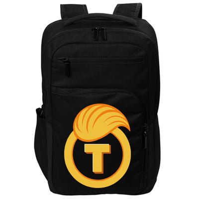 Trump Official Meme Coin Crypto President Impact Tech Backpack