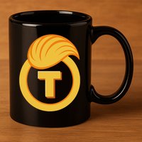 Trump Official Meme Coin Crypto President 11oz C Handle Ceramic Mug
