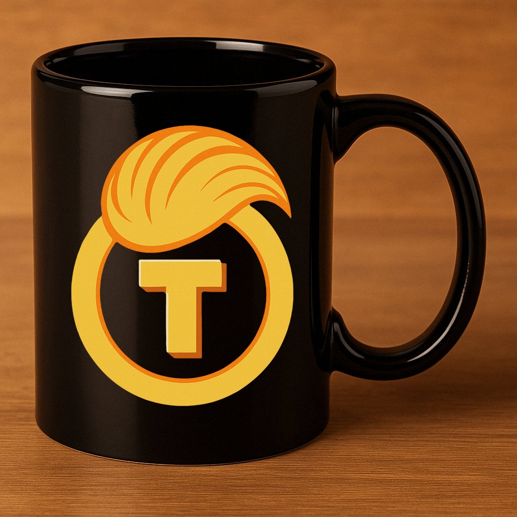 Trump Official Meme Coin Crypto President 11oz C Handle Ceramic Mug