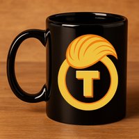 Trump Official Meme Coin Crypto President 11oz C Handle Ceramic Mug