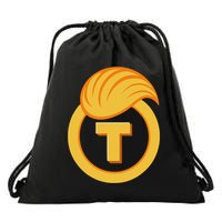 Trump Official Meme Coin Crypto President Drawstring Bag
