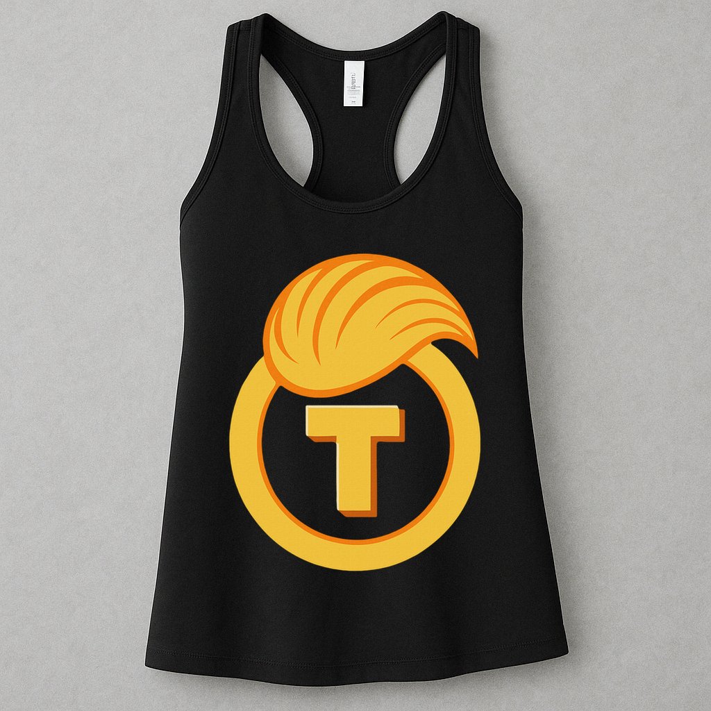 Trump Official Meme Coin Crypto President Womens Tank Top