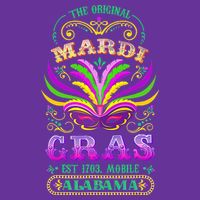 The Original Mardi Gras Mobile Alabama 1703 Womens T-Shirt