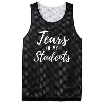 Tears Of My Students Mesh Reversible Basketball Jersey Tank