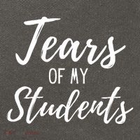Tears Of My Students Cotton Canvas Backpack