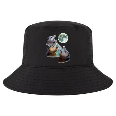 Three Opposum Moon With 3 Possums And Dead Moon Cool Comfort Performance Bucket Hat