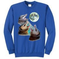 Three Opposum Moon With 3 Possums And Dead Moon Sweatshirt