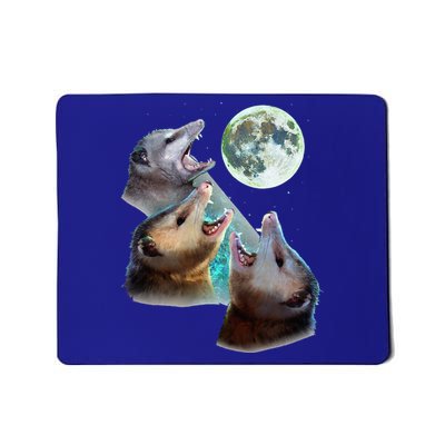Three Opposum Moon With 3 Possums And Dead Moon Mousepad