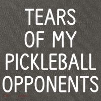 Tears Of My Pickleball Opponents Cotton Canvas Backpack