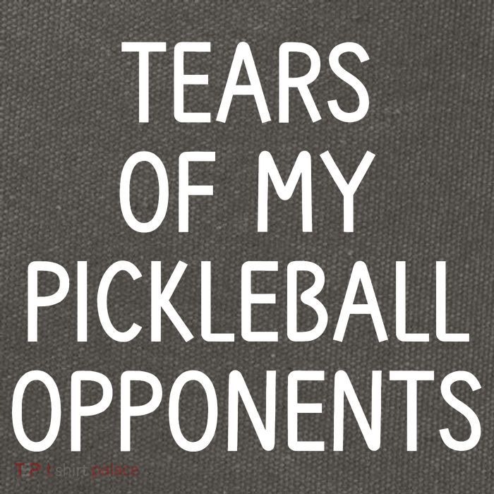 Tears Of My Pickleball Opponents Cotton Canvas Backpack