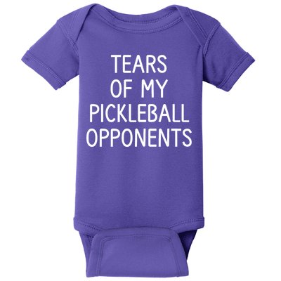 Tears Of My Pickleball Opponents Baby Bodysuit