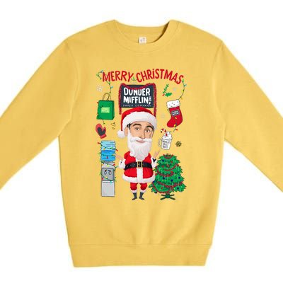 The Office Merry Christmas From Dunder Mifflin Premium Crewneck Sweatshirt