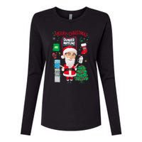 The Office Merry Christmas From Dunder Mifflin Womens Cotton Relaxed Long Sleeve T-Shirt