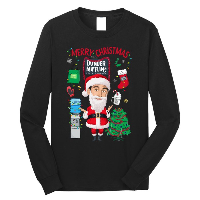 The Office Merry Christmas From Dunder Mifflin Long Sleeve Shirt