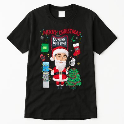 The Office Merry Christmas From Dunder Mifflin Tall T-Shirt