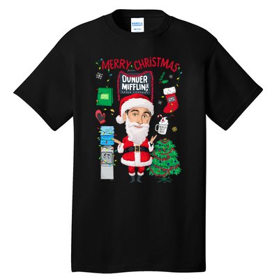 The Office Merry Christmas From Dunder Mifflin Tall T-Shirt