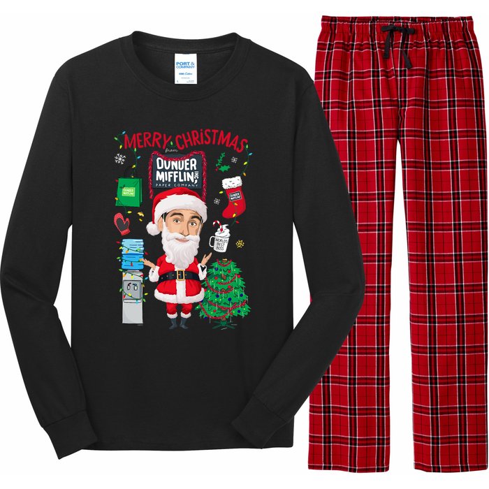 The Office Merry Christmas From Dunder Mifflin Long Sleeve Pajama Set