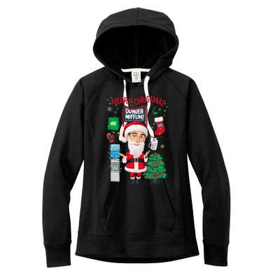 The Office Merry Christmas From Dunder Mifflin Women's Fleece Hoodie