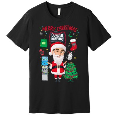 The Office Merry Christmas From Dunder Mifflin Premium T-Shirt