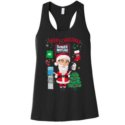 The Office Merry Christmas From Dunder Mifflin Women's Racerback Tank