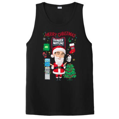 The Office Merry Christmas From Dunder Mifflin PosiCharge Competitor Tank