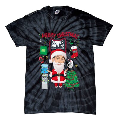 The Office Merry Christmas From Dunder Mifflin Tie-Dye T-Shirt