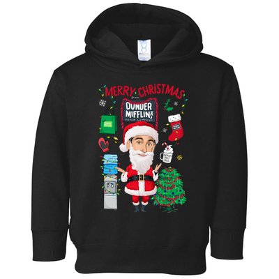 The Office Merry Christmas From Dunder Mifflin Toddler Hoodie