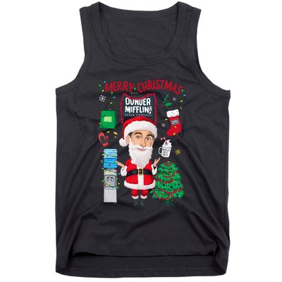 The Office Merry Christmas From Dunder Mifflin Tank Top