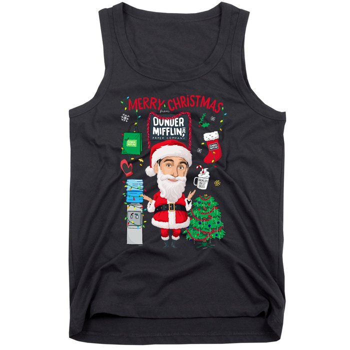 The Office Merry Christmas From Dunder Mifflin Tank Top