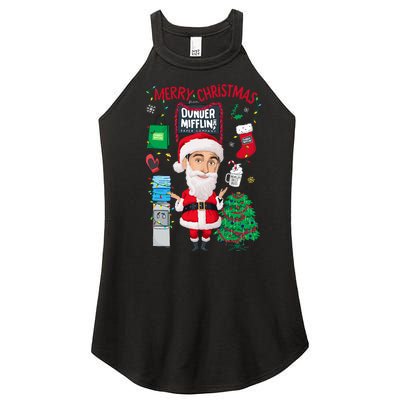 The Office Merry Christmas From Dunder Mifflin Women's Perfect Tri Rocker Tank