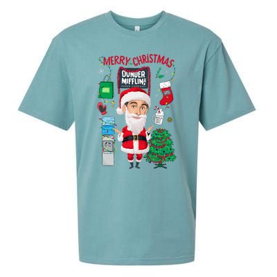 The Office Merry Christmas From Dunder Mifflin Sueded Cloud Jersey T-Shirt