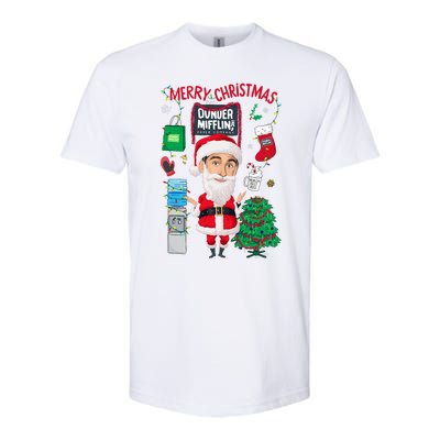 The Office Merry Christmas From Dunder Mifflin Softstyle CVC T-Shirt