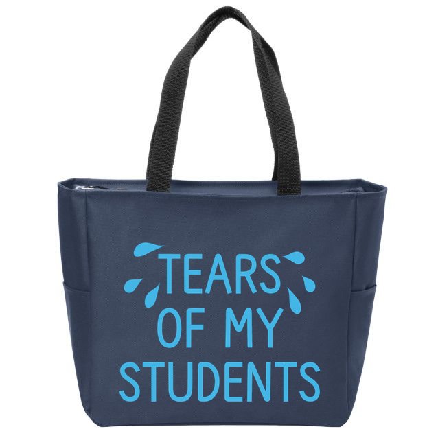 Tears Of My Students Funny Teacher Graduation Meme Teachers Zip Tote Bag