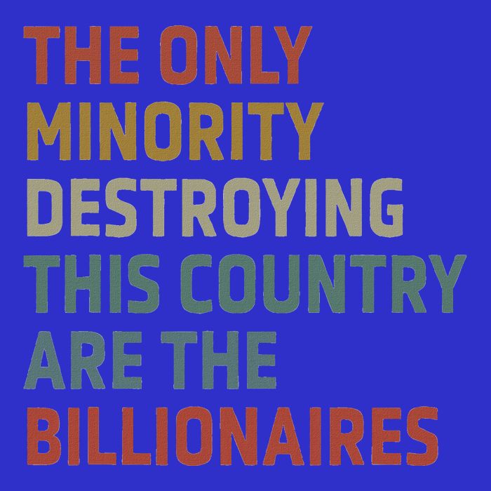 The Only Minority Destroying This Country Are Billionaires Tank Top