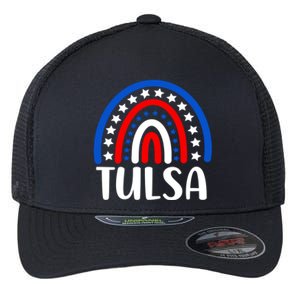 Tulsa Oklahoma Meaningful Gift I Love Tulsa Oklahoma Usa Funny Gift Flexfit Unipanel Trucker Cap