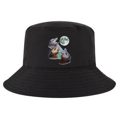 Three Opposum Moon With 3 Possums And Dead Moon Costume Cool Comfort Performance Bucket Hat