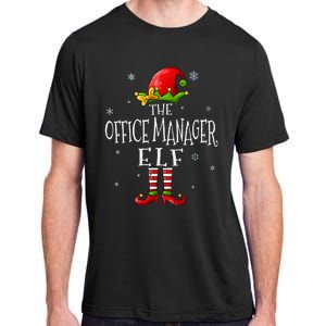 The Office Manager Elf Squad Funny Groupe Matching Christmas Adult ChromaSoft Performance T-Shirt