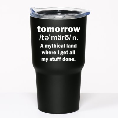 Tomorrow Definition Funny Tumbler