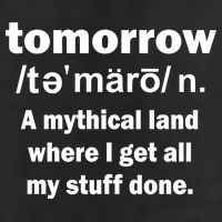 Tomorrow Definition Funny Microfiber Hand Towel