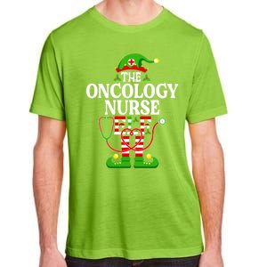 The Oncology Nurse Elf Cute Gift Funny Christmas Family Matching Gift Adult ChromaSoft Performance T-Shirt