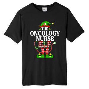 The Oncology Nurse Elf Cute Gift Funny Christmas Family Matching Gift Tall Fusion ChromaSoft Performance T-Shirt