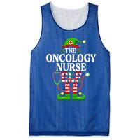 The Oncology Nurse Elf Cute Gift Funny Christmas Family Matching Gift Mesh Reversible Basketball Jersey Tank