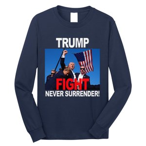 Trump One Nation Under God Trump 2024 Fight 2024 Long Sleeve Shirt