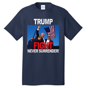 Trump One Nation Under God Trump 2024 Fight 2024 Tall T-Shirt