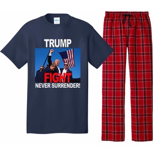 Trump One Nation Under God Trump 2024 Fight 2024 Pajama Set