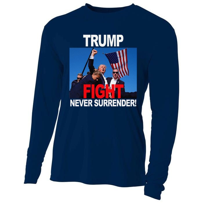 Trump One Nation Under God Trump 2024 Fight 2024 Cooling Performance Long Sleeve Crew