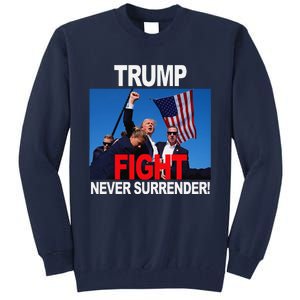 Trump One Nation Under God Trump 2024 Fight 2024 Tall Sweatshirt